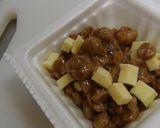 チーズと納豆の海苔巻き作り方1写真