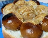 焼きチーズ黒蜜ミニ黒糖饅頭トースト！作り方7写真
