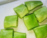 定番のお味噌汁をいんげんで♪作り方1写真