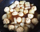 しょうがたっぷり大根と鶏団子の煮物作り方7写真