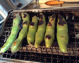 空豆のさやごと焼き。色々試してみました！作り方2写真