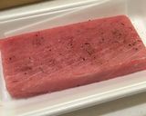 ヘルシーおいしーマグロステーキ作り方1写真