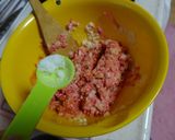 玉ねぎを炒めないハンバーグ赤味噌ソース作り方3写真