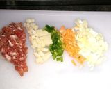 パサパサではないパラパラ炒飯をスフレ卵で作り方1写真