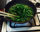 ピーマンとむきエビの炒め作り方7写真