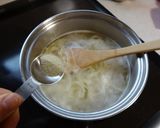新玉ねぎで和風オニオンスープ作り方5写真