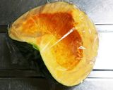 newカルピスソフトで♪簡単かぼちゃ炒め作り方1写真