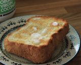 ココナッツオイル&チョコレーズントースト作り方1写真