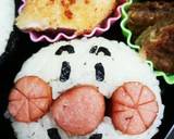 白いご飯でキャラ弁★超簡単アンパンマン作り方5写真