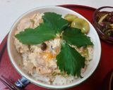 血管プラークダイエット食335（親子丼）作り方1写真