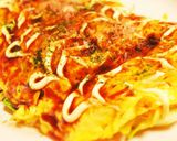 キャベツたっぷり♪お好み焼き風な卵焼き☆作り方4写真
