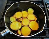 さつま芋のオレンジジュース煮作り方4写真