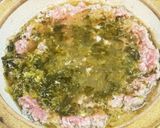 ［夏でもお鍋♪］高菜と牛挽き肉の鍋作り方6写真
