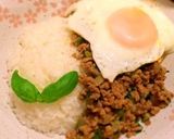 簡単辛くない*子供と一緒にガパオライス風作り方5写真