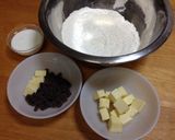 ダブルチョコスコーン HMなし作り方1写真