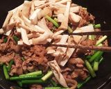 ごはんが進む！にんにくの芽と豚肉炒め☆☆作り方4写真