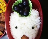 白いご飯でキャラ弁★リサ&ガスパール作り方2写真