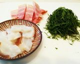 大葉香るタコのペペロンチーノ作り方1写真