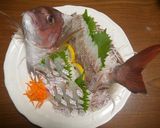 あじ刺身・あじ姿造り【捌き方・盛付方有作り方37写真