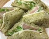 よもぎ入り食パンでサンドイッチ作り方12写真