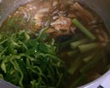 アスパラ ピーマンきのこ挽き肉のピリ辛煮作り方5写真