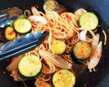 夏野菜とマッサ☆ワンポットパスタ♪作り方6写真