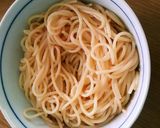 お手軽アレンジ‼　温玉たらこパスタ作り方1写真