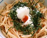お手軽アレンジ‼　温玉たらこパスタ作り方2写真
