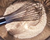 1人朝ごはん☆ふんわりホットケーキ作り方1写真