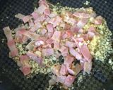 水菜とベーコンのヘルシー和風パスタ作り方2写真