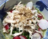 蒸し鶏と野菜の冷やしぶっかけ塩らーめん作り方9写真