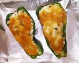 ささみで簡単＊ピーマンの肉詰め味噌焼き作り方5写真