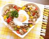 ルール健康フライパン✿キーマカレー温泉卵作り方7写真