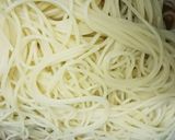 節約☆豆苗とトマトのパスタ作り方9写真