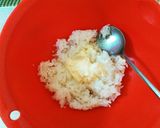 マヨでパラパラ♡しらすと大葉の和風炒飯作り方3写真