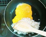 マヨでパラパラ♡しらすと大葉の和風炒飯作り方5写真