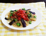 夏だねっ☆野菜たっぷりの冷やしパスタ作り方13写真