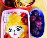 エルサ キャラ弁作り方4写真