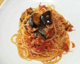 ☆なすとツナのトマトパスタ☆作り方6写真