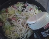 具だくさんの簡単焼きうどん作り方5写真