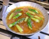 グリーンアスパラと新玉ねぎの卵とじ丼♪作り方4写真