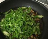 カブの葉とオクラ、ジャコの和風パスタ作り方3写真