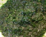 フレッシュ青さ海苔と茎ワカメの酢の物作り方1写真