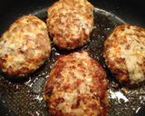 お豆腐が入った和風ハンバーグ作り方4写真