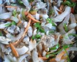 あさりの水煮缶で冷たいスープパスタ♪作り方2写真