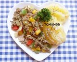 ドイツ気分♡キーマカレーベイクドポテト♥作り方9写真
