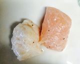 ササミの梅、シソ和え作り方3写真