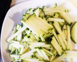ズッキーニの焼肉のたれ和え作り方1写真