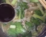 コク旨！小松菜と舞茸の溶き玉中華スープ♪作り方5写真