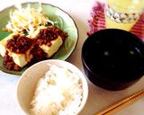 鶏肉和風ソースの豆腐ステーキ作り方10写真